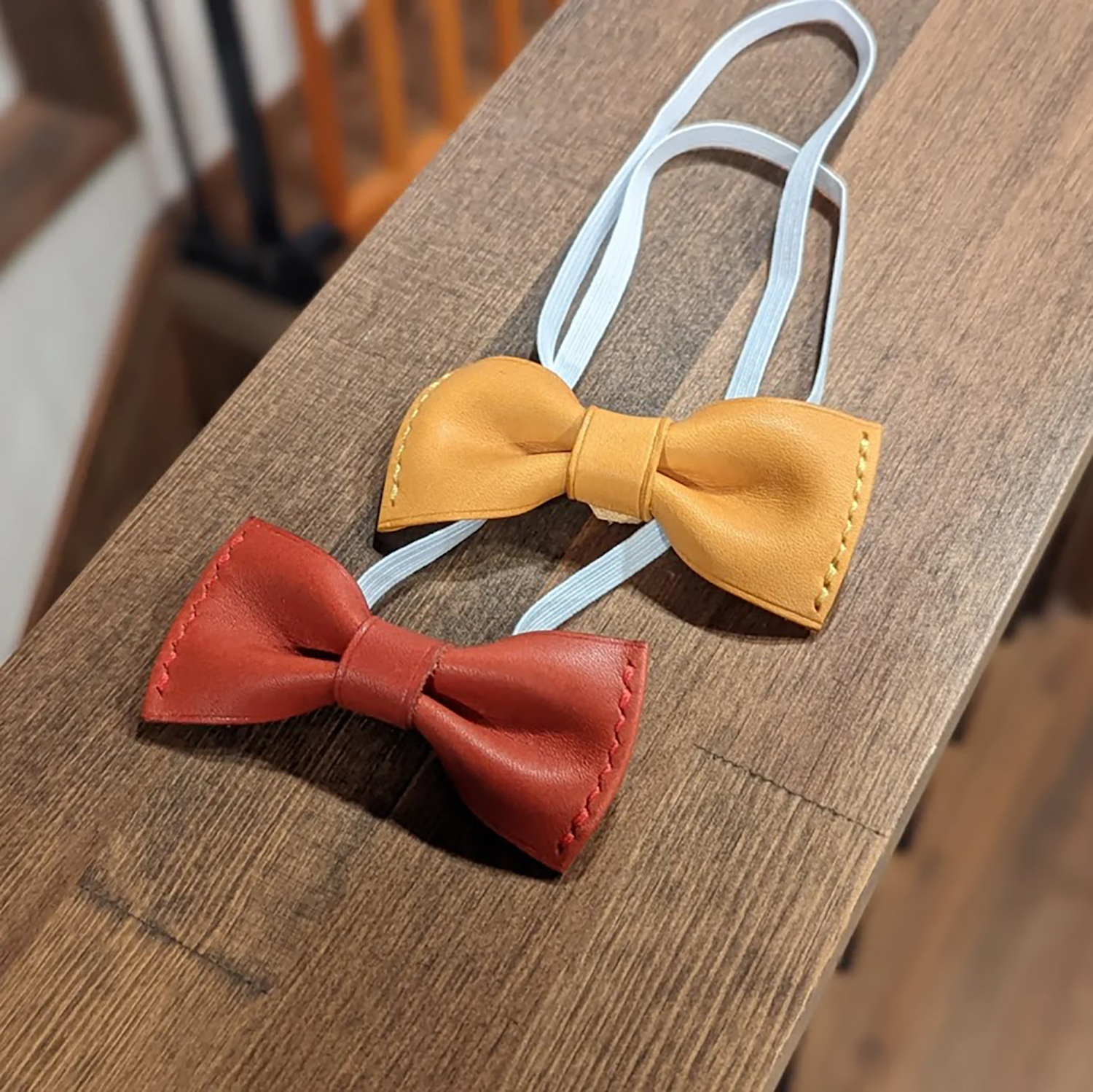 子供蝶ネクタイレザーサニーワン