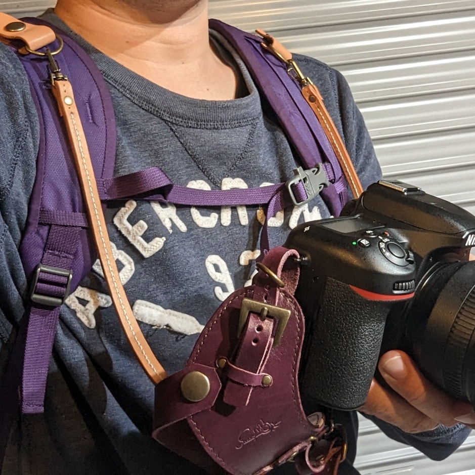 一眼レフストラップレザーサニーワン
