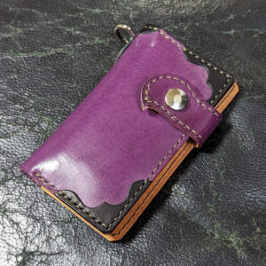 小型財布釣り好きレザーサニーワン