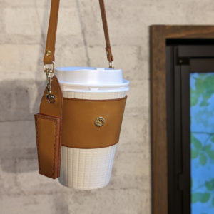 コーヒーカップスリーブレザーサニーワン